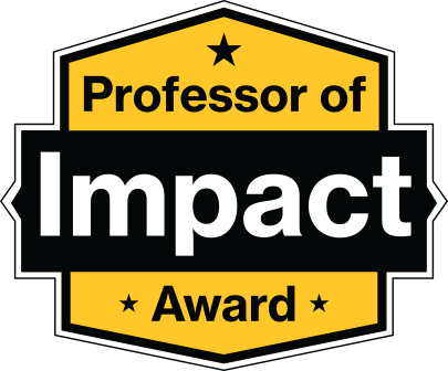 Professor of impact award